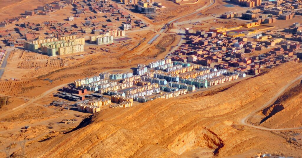 Biskra, Algeria city meets the desert