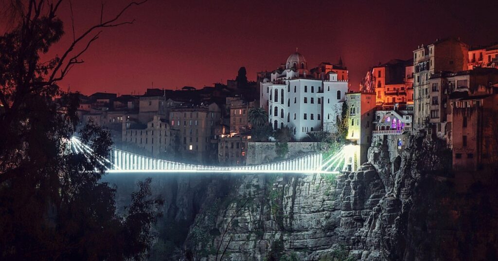 Mellah Slimane footbridge, Constantine, Algeria