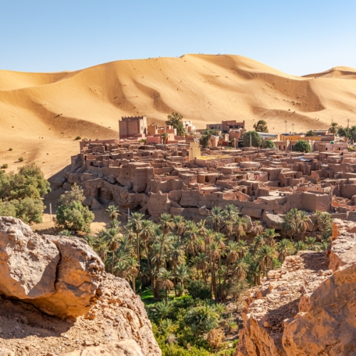 Old Ksar and the Oasis of Taghit Algeria