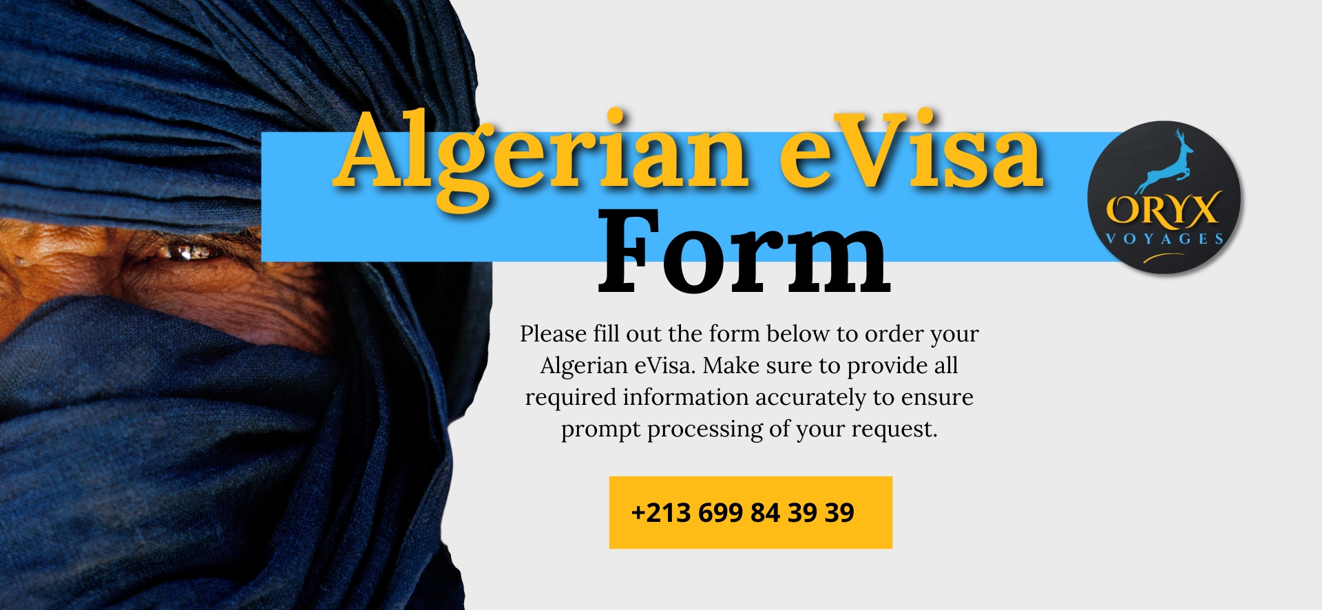 Algerian Evisa Form